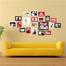 【巨匠相框】环保照片墙相片墙20个相框创意组合相框墙P20H