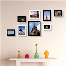 【巨匠品牌】8框相框墙照片墙相框创意组合08A加宽加厚