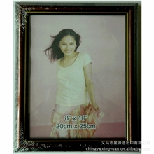 【优质优惠】相框PS红金画纸相框相纸小相框8*10"相框