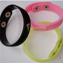 硅胶能量手环厂家出口夜光手环硅胶手环