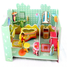 2.5元特卖厂家直销家居系列功能浴室立体拼图儿童益智玩具7-10