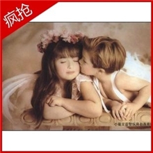 A1044天使之吻/挚爱情侣DIY拼图1000拼天使之吻订婚/新婚/拼图