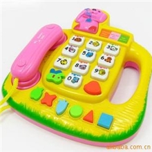 玩具批发供应小额儿童电话机混批玩具益智玩具益智电话卡通电话机