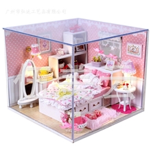 小额批发/混批创意礼物新品DIY小屋天使之梦手工拼装房模型