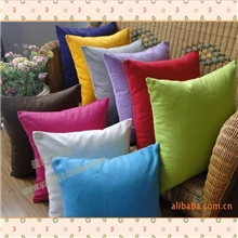韩式风格，纯色靠垫套，抱枕套，45*45C枕套，多色