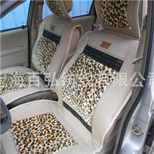 厂家直营汽车坐垫批发新款豹纹毛垫冬季毛垫竹炭座垫豹纹
