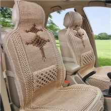 2013爆款汽车坐垫四季通用中国结手编座垫冰丝坐垫汽车用品