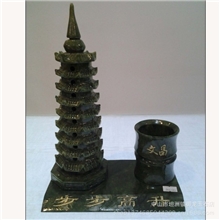 文昌塔玉石工艺品礼品热销风水摆件步步高升