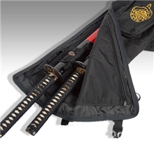 两支日本刀用背袋刀剑袋高档麻质刀袋武术袋剑袋刀袋竹剑袋