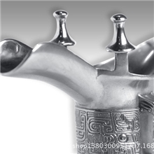 仿古青铜器爵杯酒杯父辛爵家居饰品摆件工艺品出国礼品