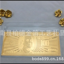 【厂家直供】PVC纯金箔钱币美金金币外贸礼品纪念币钱币收藏