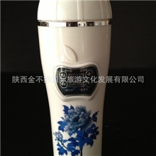 青花瓷车载热水杯车载烧水杯保温壶车用热水杯热水壶