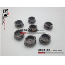 时尚金属指尖铜香炉古铜狮耳沉香线檀香卧香炉