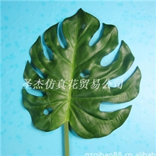 供应仿真手感龟背叶仿真龟背叶叶子仿真叶子椰子叶树叶