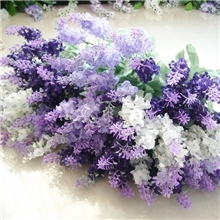 不可缺少的浪漫！假花仿真花塑料花批发10头普罗旺斯薰衣草