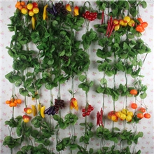 仿真小水果藤条仿真叶藤仿真果藤仿真花藤仿真塑料草坪仿真水果