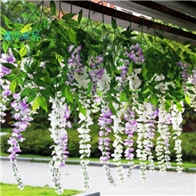 加长仿真紫藤花仿真花仿真紫藤花豆花挂仿真花绢花豆瓣花