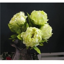 7头春牡丹外贸出口仿真花，假花，仿真花批发，仿真花