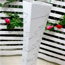 60CM六角花瓶，落地花瓶外贸出口花瓶木质花瓶