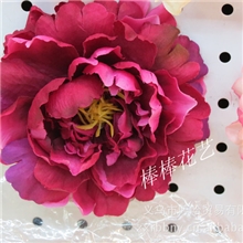 牡丹花头批发仿真花绢花头花头饰
