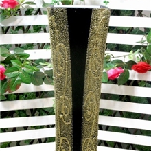 金色廋腰花瓶，落地花瓶外贸出口花瓶木质花瓶