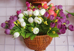 秋蕾/春蕾/珍珠苞仔/仿真花/假花/人造花/绢花/丝花/工艺花