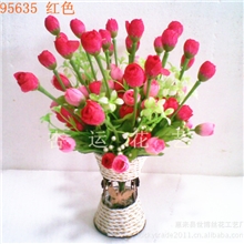 仿真花批发/玫瑰苞/珍珠苞/人造花/假花/绢花/丝花/花蕾/套管