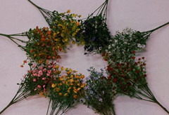 尤加利/情人草/满天星/鱼尾草/仿真花/人造花/假花/丝花/工艺花/