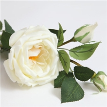 批发销售3头椰菜玫瑰仿真花创意仿真花pu材质仿真花