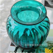 玻璃礼品工艺品彩色玻璃花瓶花瓶外贸花瓶玻璃批发支持混批