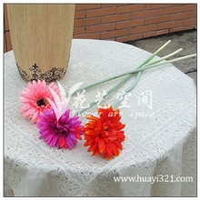 单枝扶郎菊非洲菊花庆典会议仿真花装饰绢花