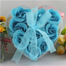 【厂家直供大量现货】心型9朵爱心/香皂花/格子铺精品店批发进货