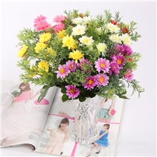 新品仿真花束仿真花6叉香兰菊花束情人节花束厂家批发