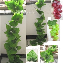 仿真葡萄假葡萄叶藤条装饰大葡萄绿叶子藤假花藤批发植物