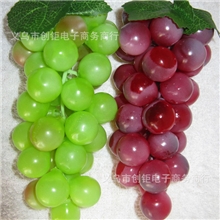 高仿真葡萄塑胶葡萄摆放摄影道具装饰葡萄藤叶仿真水果紫绿