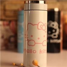 新款不锈钢保温杯日式保暖杯hellokitty头真空杯子批发350ml