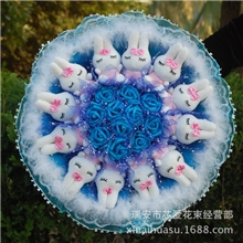 kitty猫卡通花束情人节圣诞节礼物生日礼物