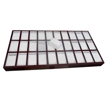 喷漆30(3X10)只装手表展示托盘展示架手表盒收纳盒