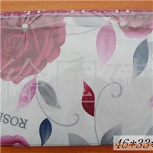 厂家直供PC四件套包装袋纽扣式PVC套件包装袋子46*33*7