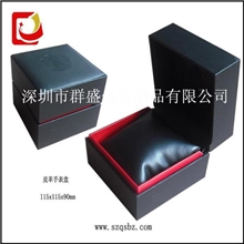 广东手表盒厂定制高端休闲手表盒品牌手表包装盒PU皮手表盒