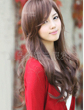 厂家直销批发假发女斜刘海假发一件代发非主流卷发
