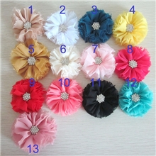 特价新款带钻头花头饰蕾丝头花多色可选