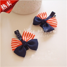 手工儿童头饰发饰厂家批发海军风发夹YJ103
