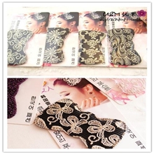 C38日韩最新盘发蕾丝发帖刘海贴魔法贴刘海贴留海贴