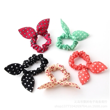 小兔耳朵发圈头绳蝴蝶结头花发饰头饰发绳厂家批发新款发带