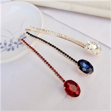 韩版爆款水钻复古边夹一字夹精致款韩国头饰