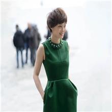 青岛欧美外贸饰品厂家批发明星款孙俪同款绿色宝石项链A-157