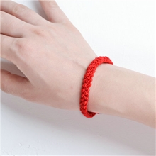 本命年手工编织手链男女情侣手绳爆款红绳手链网店小饰品批发