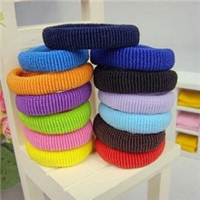 批发经典畅销韩国发绳发圈粗款毛巾发圈高弹力糖果色绒绒头绳