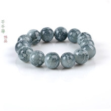 2元店货源地摊货源饰品店8MM玻璃烤漆手链串珠手链批发